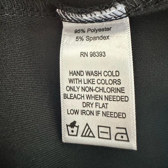 Dennis By Dennis Basso Black occasion Dress S6  Rhinestone embellished neckline - Picture 5 of 5